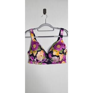Cacique Bold Floral Bra 36DDD